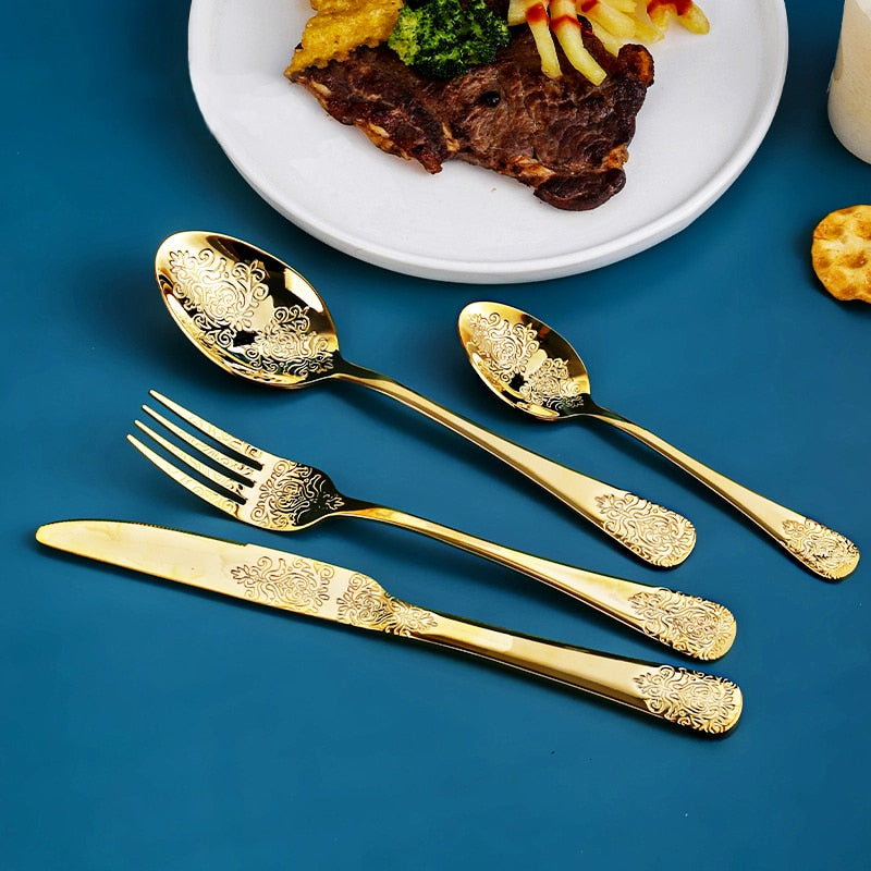 GildedDelights™ Flatware Set