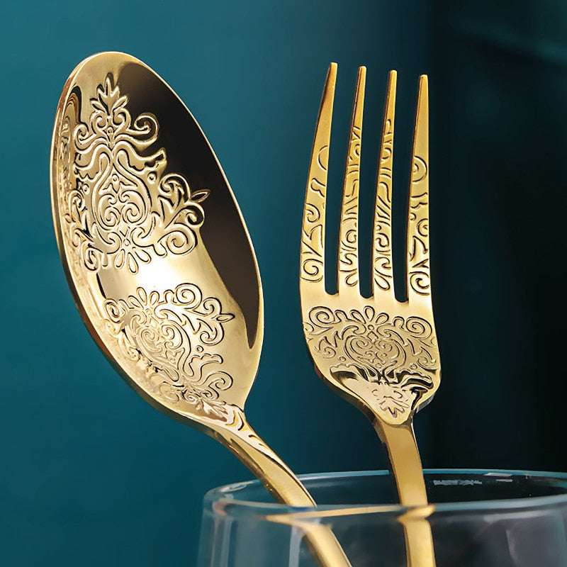 GildedDelights™ Flatware Set