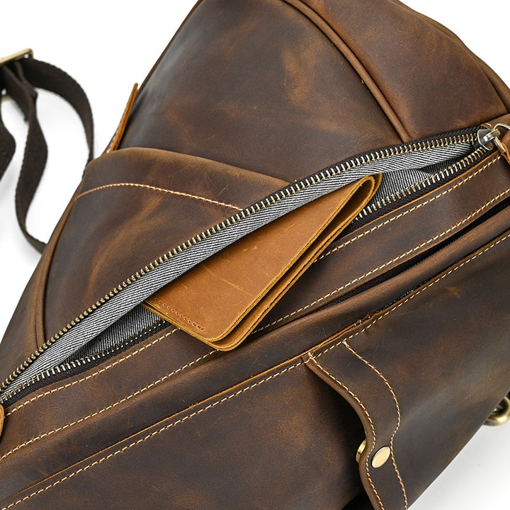 RoamRugged™ Genuine Leather Backpack