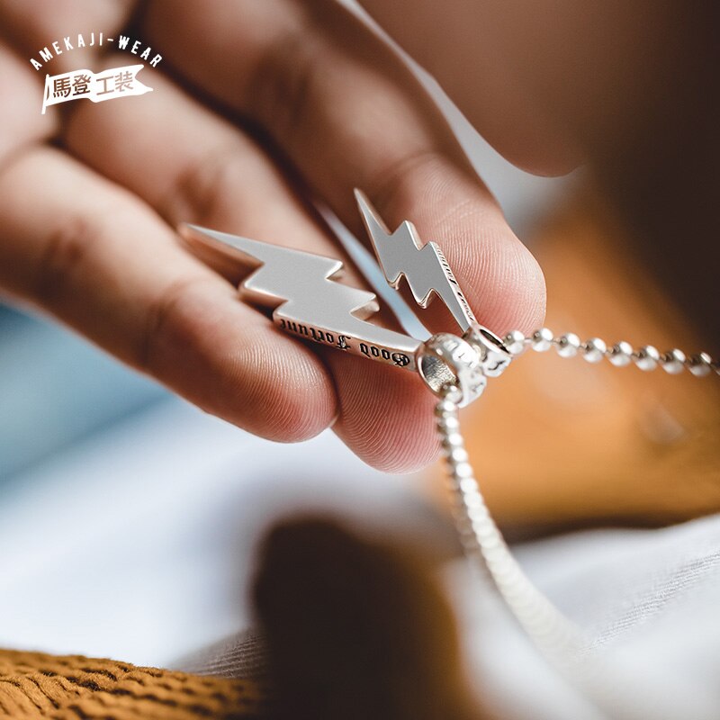 Fortune Bolt Pendant Necklace