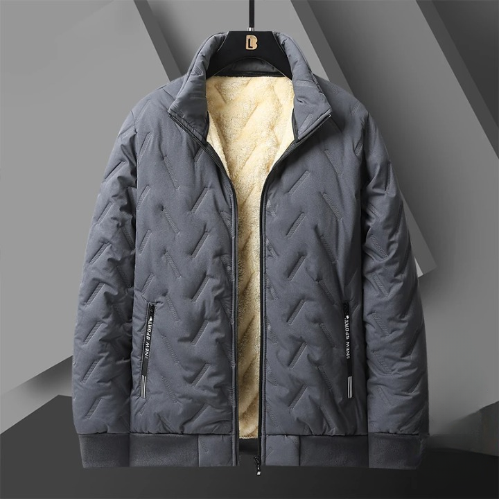 Sherpa Lined Baseball Jacket