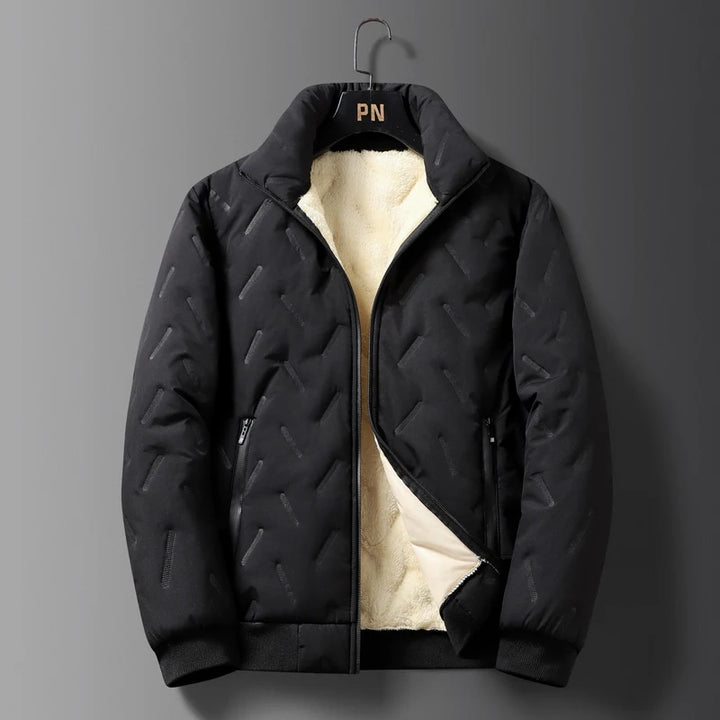 Sherpa Lined Baseball Jacket