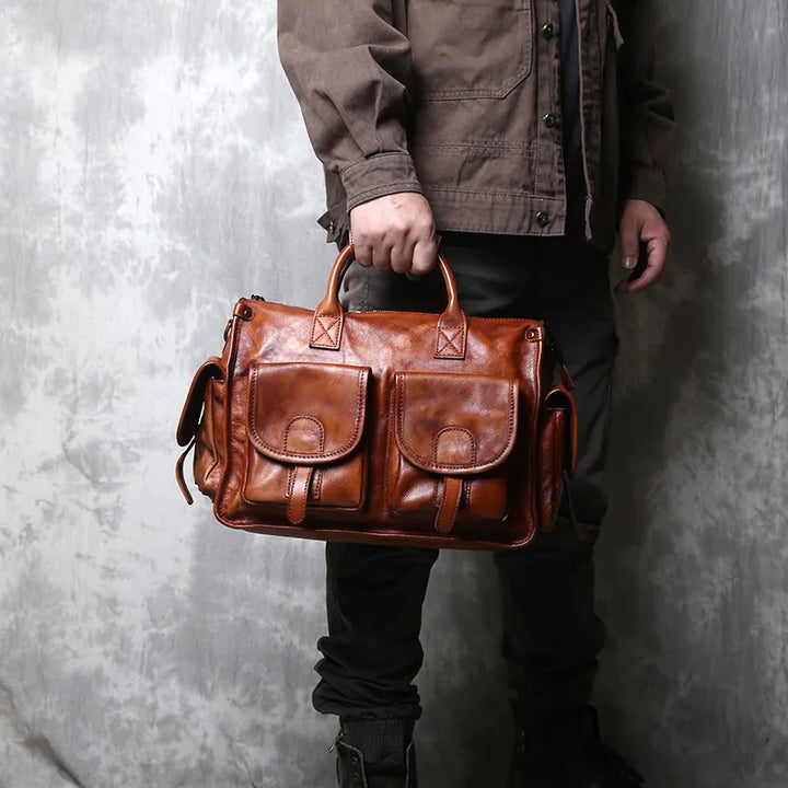 Genuine Leather Voyager Vintage Bag