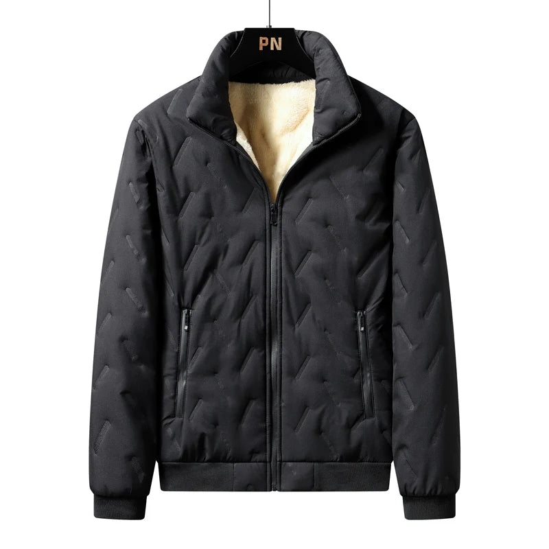 Sherpa Lined Baseball Jacket