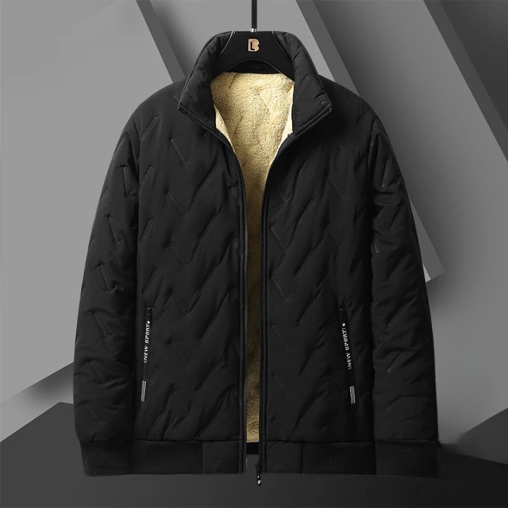 Sherpa Lined Baseball Jacket