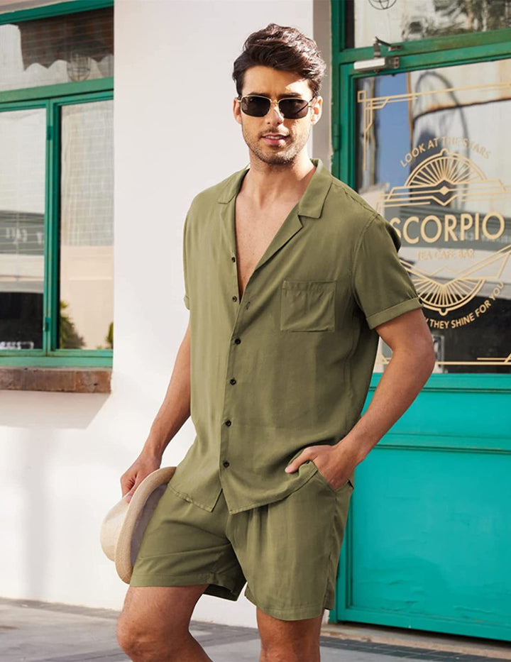 Vincenzo Castellano Summer Shirt & Shorts Set