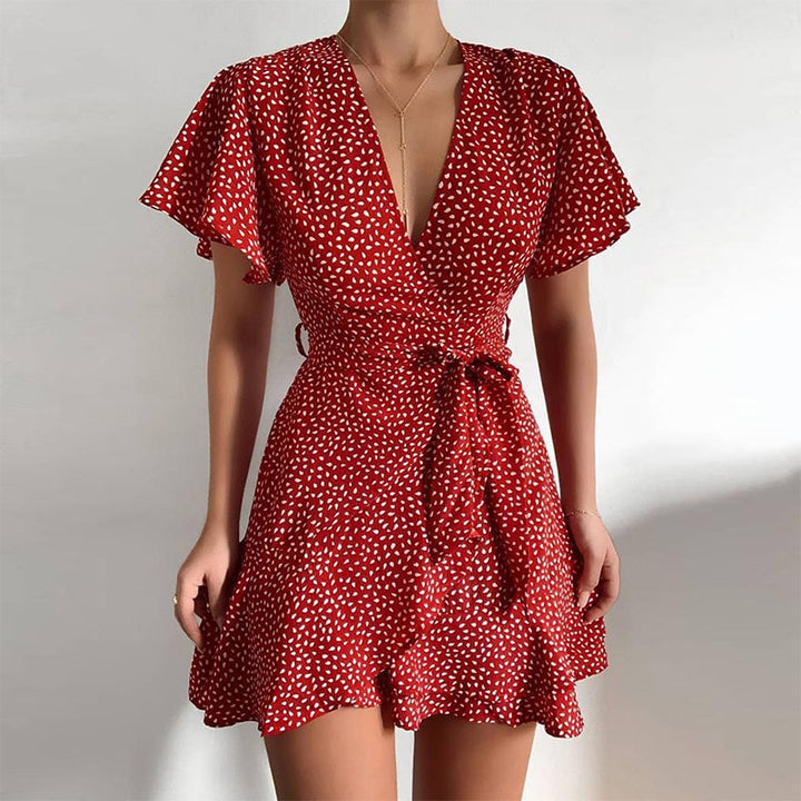 Wrap Me Up Buttercup Mini Dress