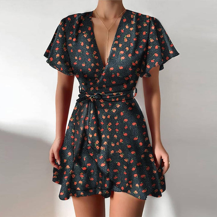 Wrap Me Up Buttercup Mini Dress