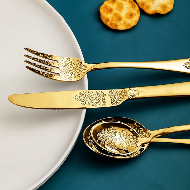 GildedDelights™ Flatware Set