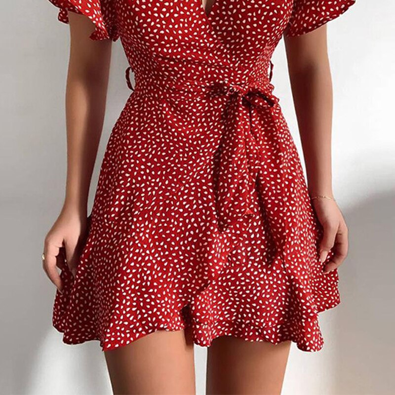 Wrap Me Up Buttercup Mini Dress